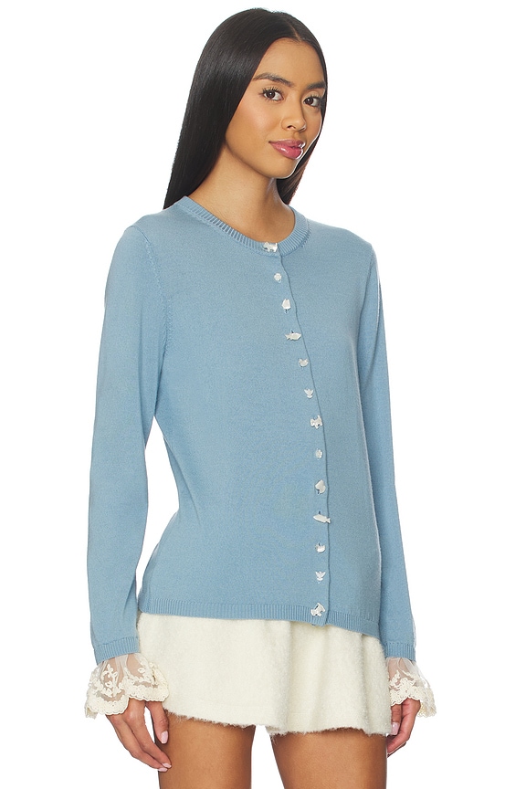 view 2 of 5 Diane Knit Cardigan in Blue