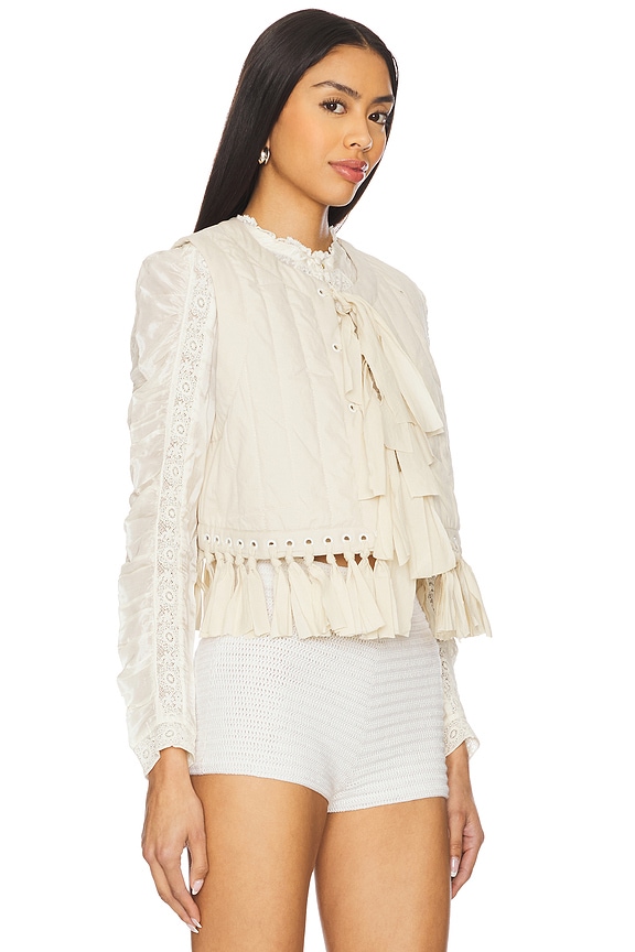 view 2 of 4 Adele Sportswear Vest in Oat