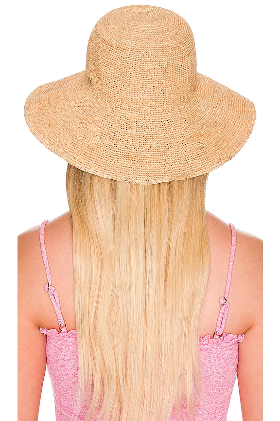 view 2 of 3 Capri Raffia Bucket Hat in Natural