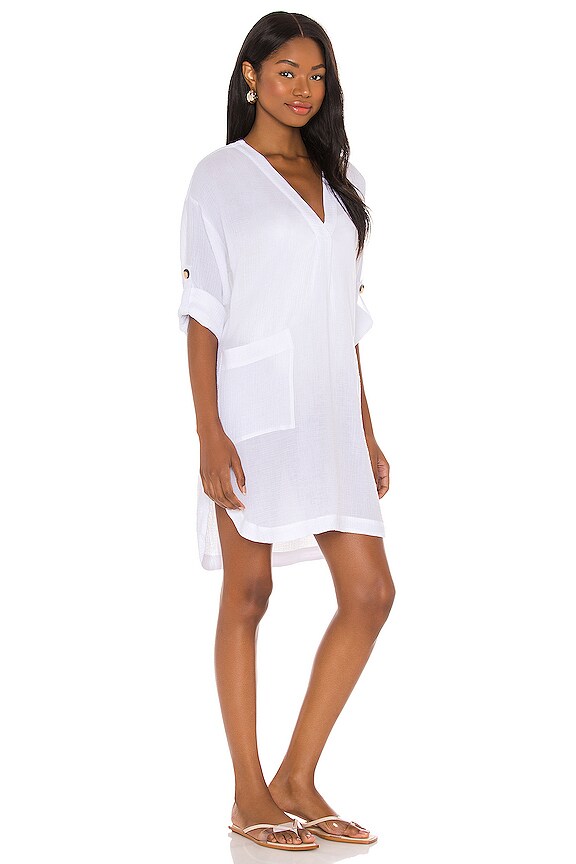 view 2 of 3 Essential Cover Up Dress in White