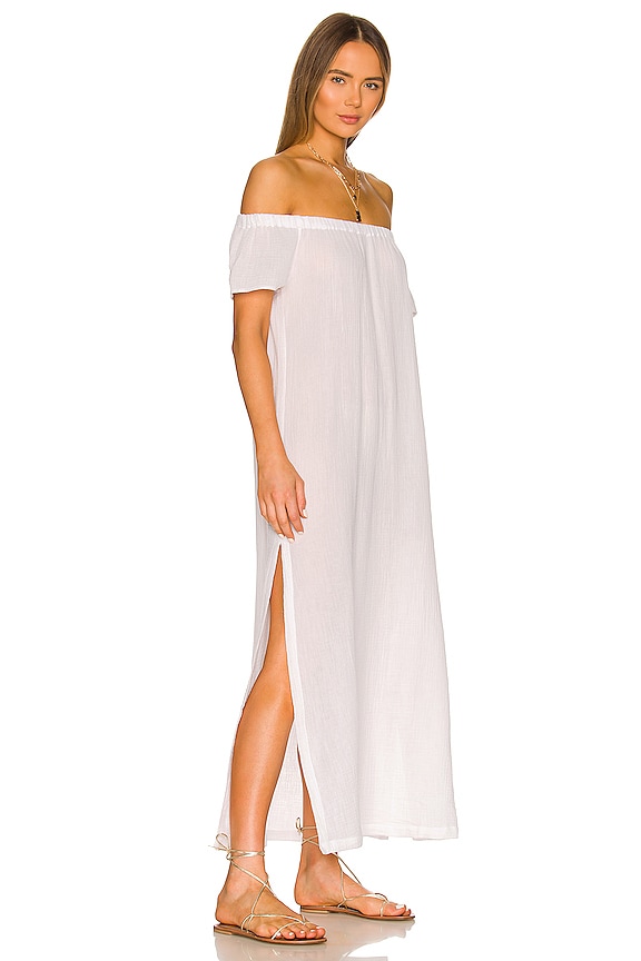 view 2 of 3 Summer of Love Strapless Dress in White