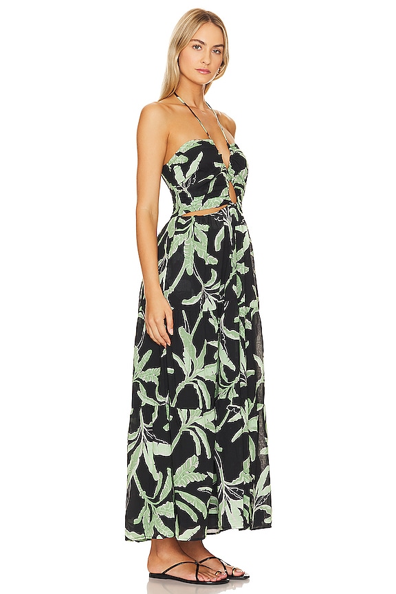 view 2 of 3 VESTIDO PALM PARADISE in Black