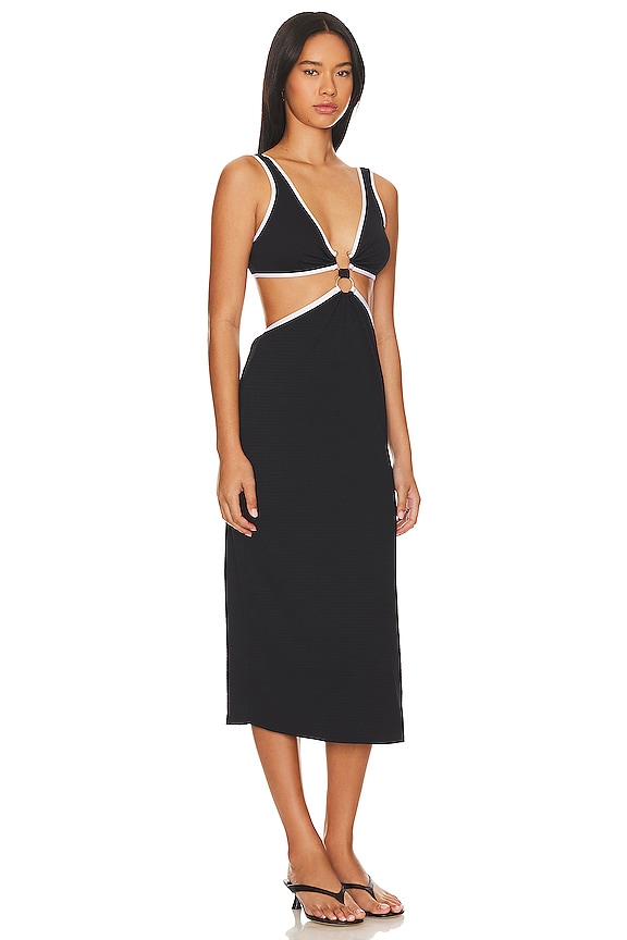 view 2 of 4 Beach Bound Midi Dress in Black