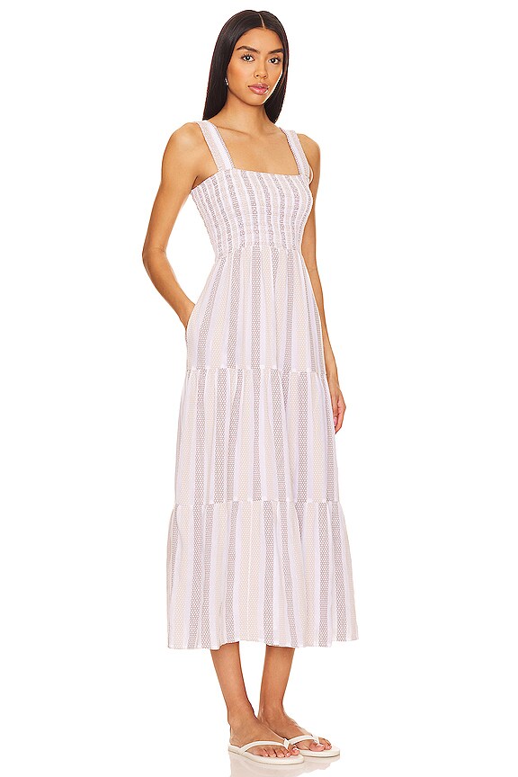 view 2 of 4 Embroidery Midi Dress in Natural