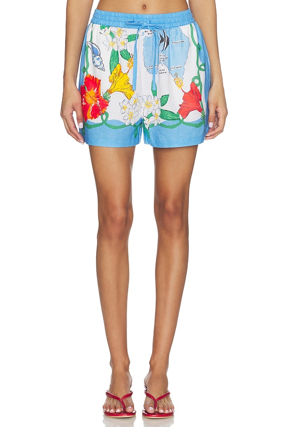 view 1 of 6 Viva Vacation Short in Powder Blue