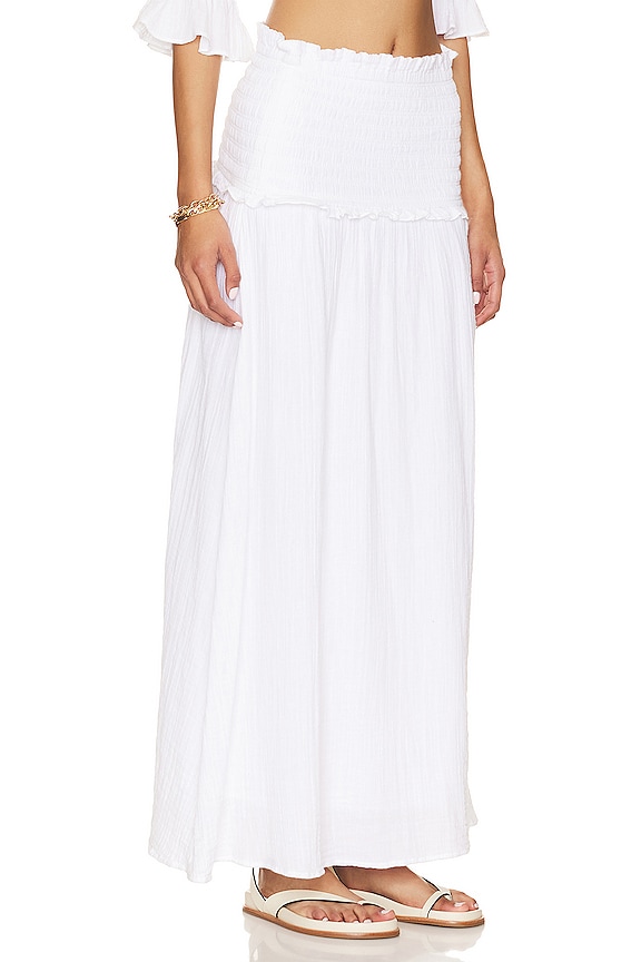 view 2 of 5 CASPIAN 스커트 in White