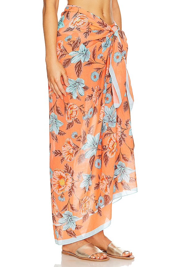 view 2 of 4 Garden Party Sarong in Melon