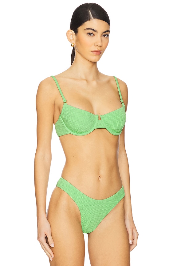 view 2 of 5 Underwire Bra in Summer Green