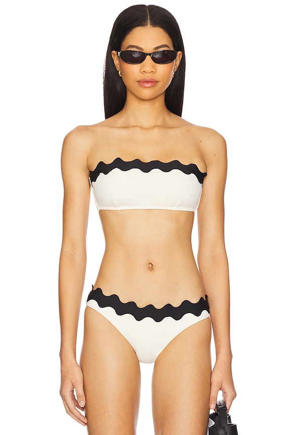 view 2 of 5 Ric Rac Bustier Bandeau in Ecru