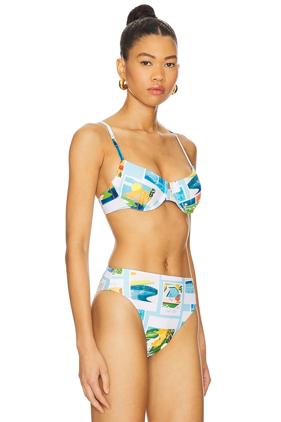 view 2 of 4 HAUT DE MAILLOT DE BAIN UNDERWIRE in Turquoise