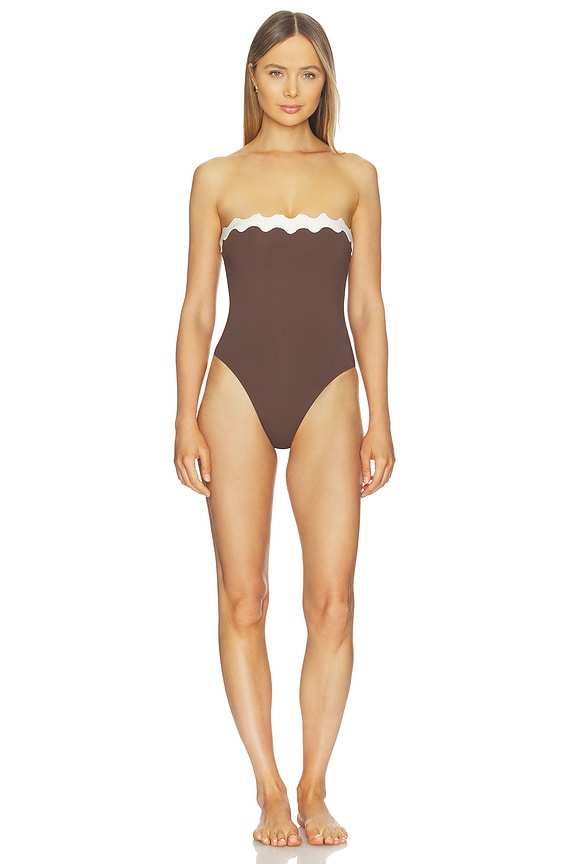 view 2 of 4 Ric Rac One Piece in Espresso