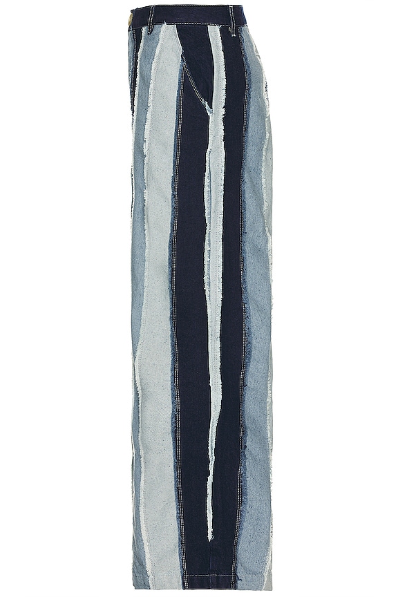 view 5 of 6 Straight Patchwork Jean in Multi