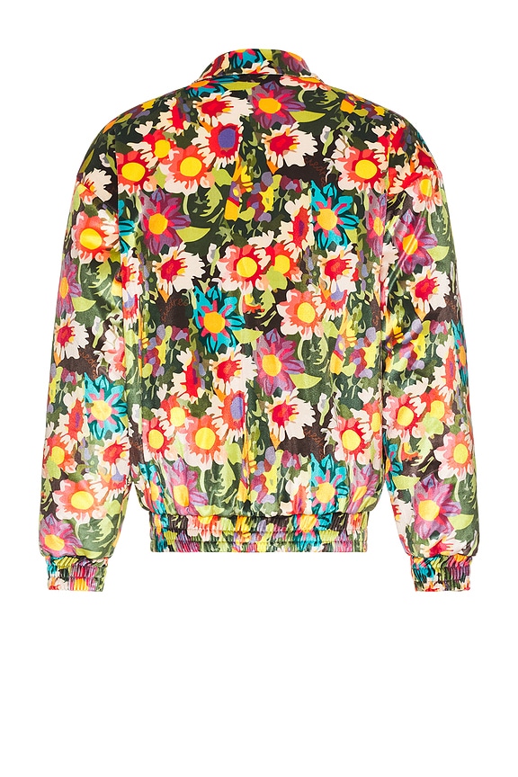 view 2 of 5 X Fwrd Quilted Floral Velvet Jacket in Multi
