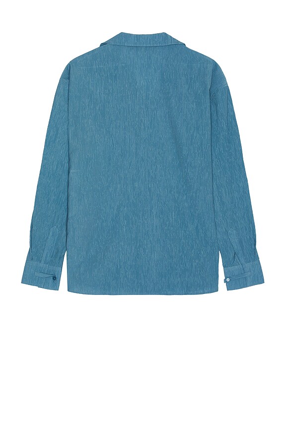 view 2 of 5 Tab Closure Shirt in Blue