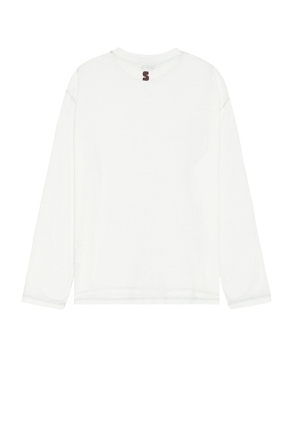 view 2 of 4 Devon Long Sleeve T-shirt in White