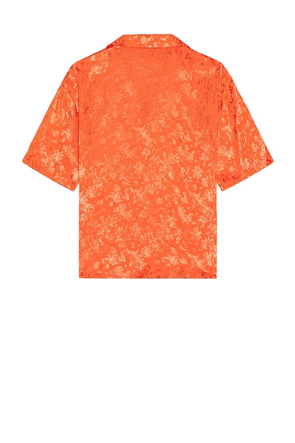 view 2 of 4 Resort Collar Jacquard Shirt in Orange