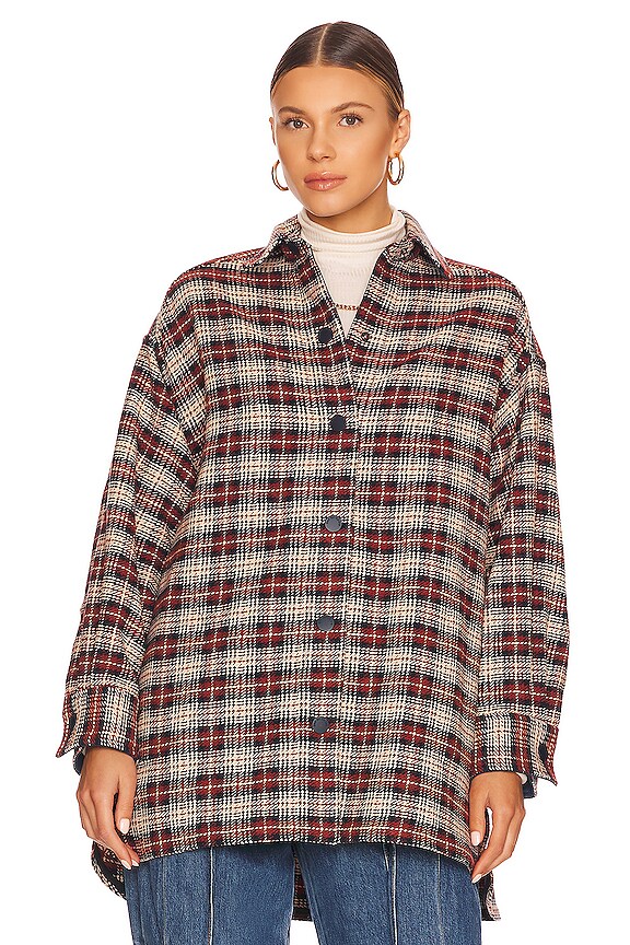 view 2 of 5 BLOUSON CARRY in Multicolor Brown