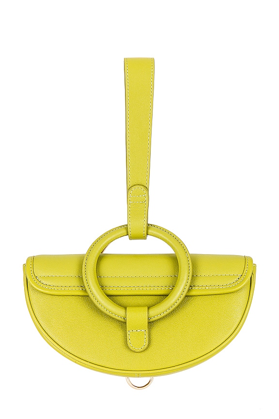 view 2 of 5 Mara Half Moon Bag in Light Olive