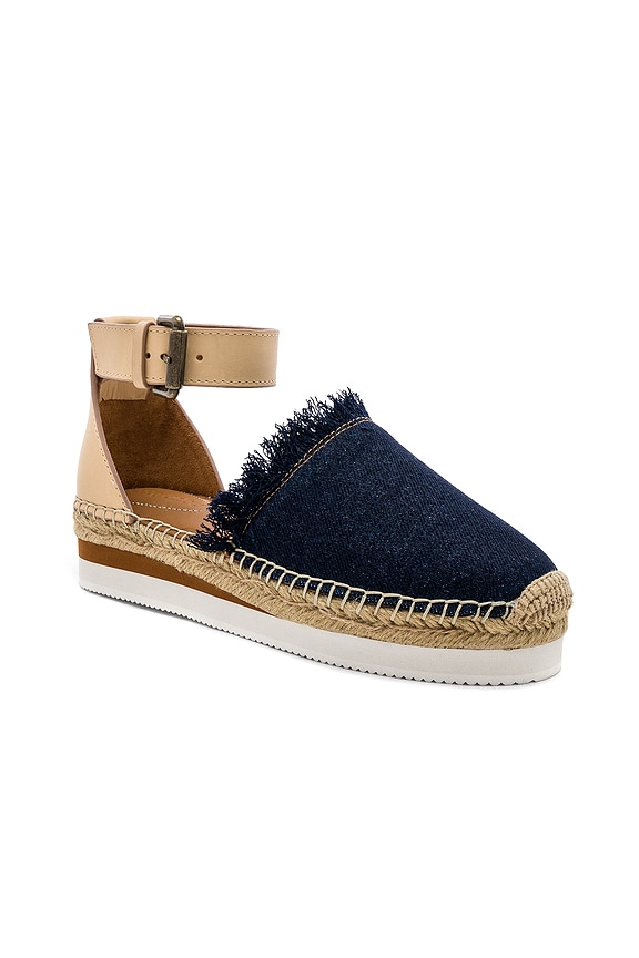 view 2 of 5 Glyn Flat Espadrille in Denim