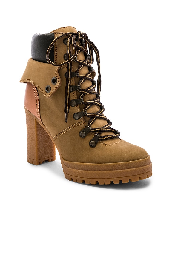 view 2 of 5 Eileen Platform Bootie in Torta, Natural & Calf in Beige