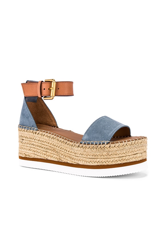 view 2 of 5 Glyn Platform Sandal in Blue