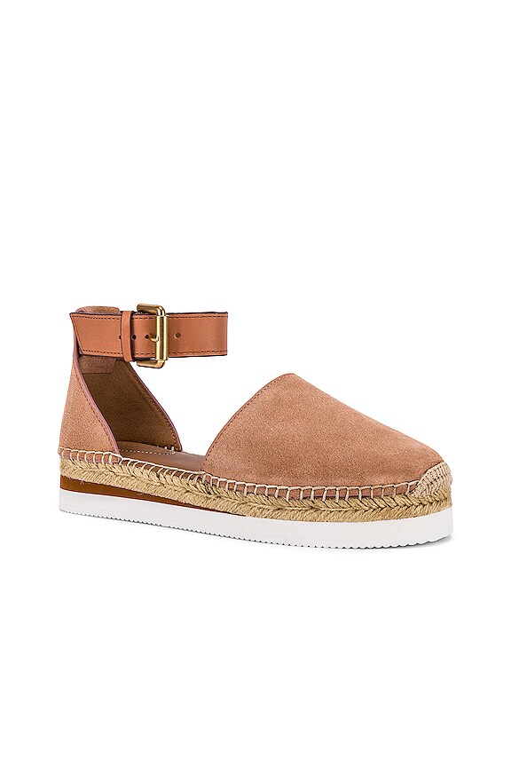 view 2 of 5 Glyn Espadrille in Powder & Natural Calf