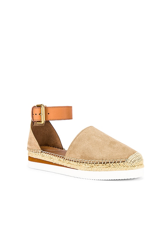view 2 of 5 Glyn Espadrille in Beige & Natural Calf