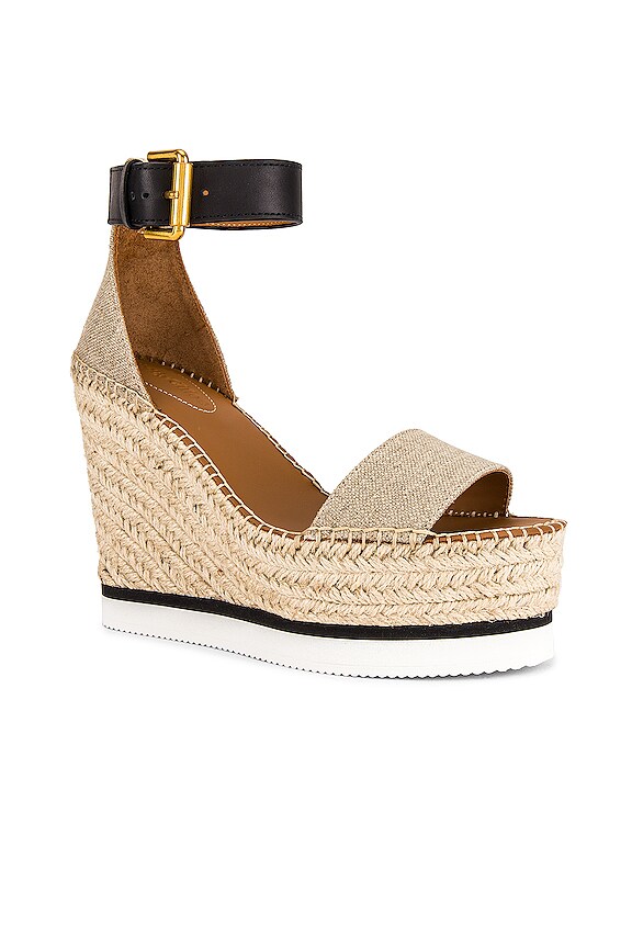 view 2 of 5 Glyn Wedge Espadrille in Natural & Calf
