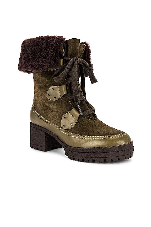 view 2 of 5 Verena Shearling Lined Boot in Khaki