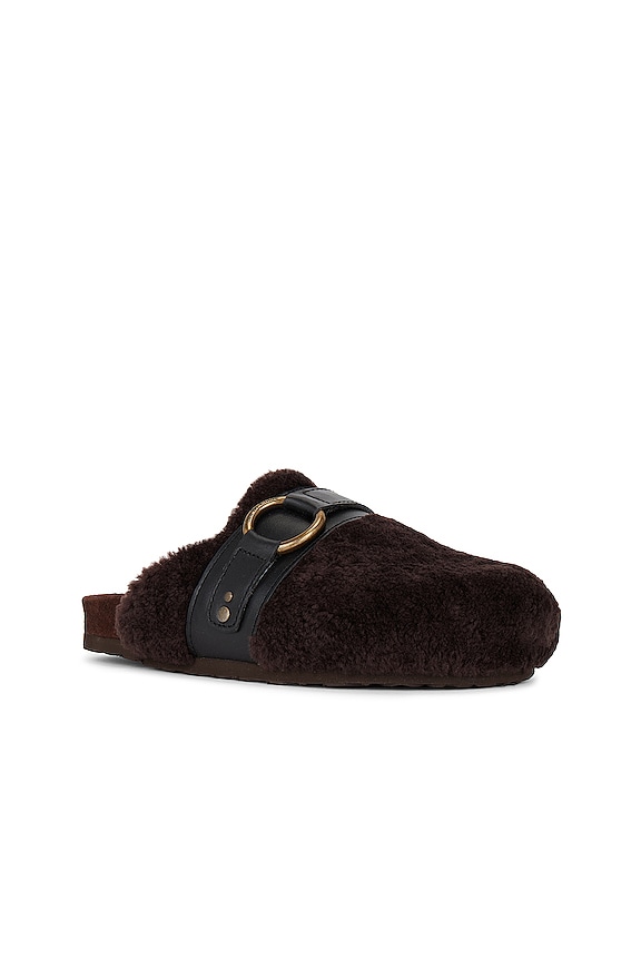 view 2 of 5 Gema Clog in Brown & Black