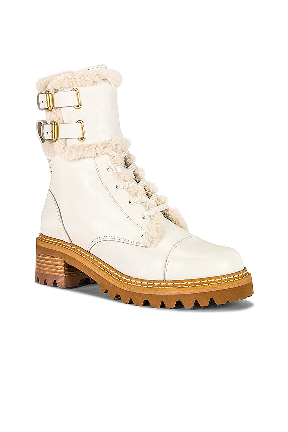 view 2 of 5 Mallory Boot in Ivory & Shearling Ivory