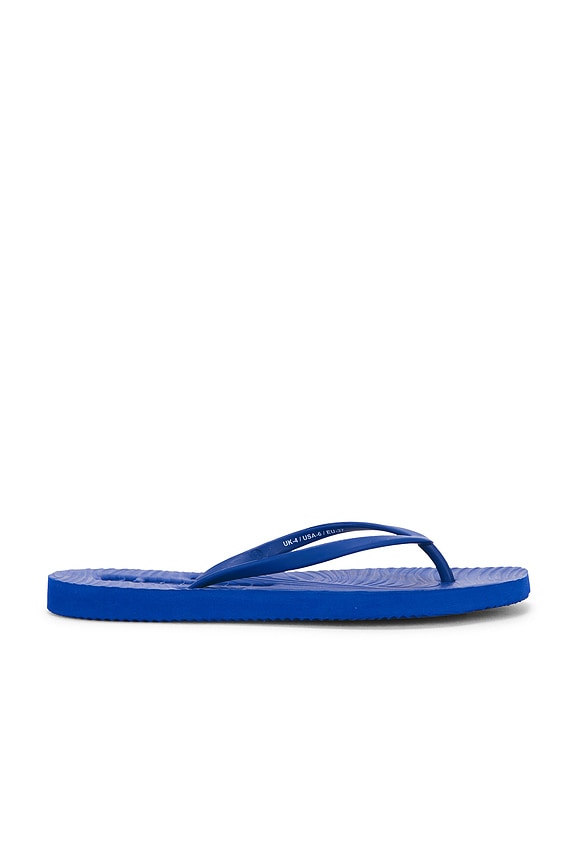 view 2 of 6 Tapered Flip Flop in Luminous Blue