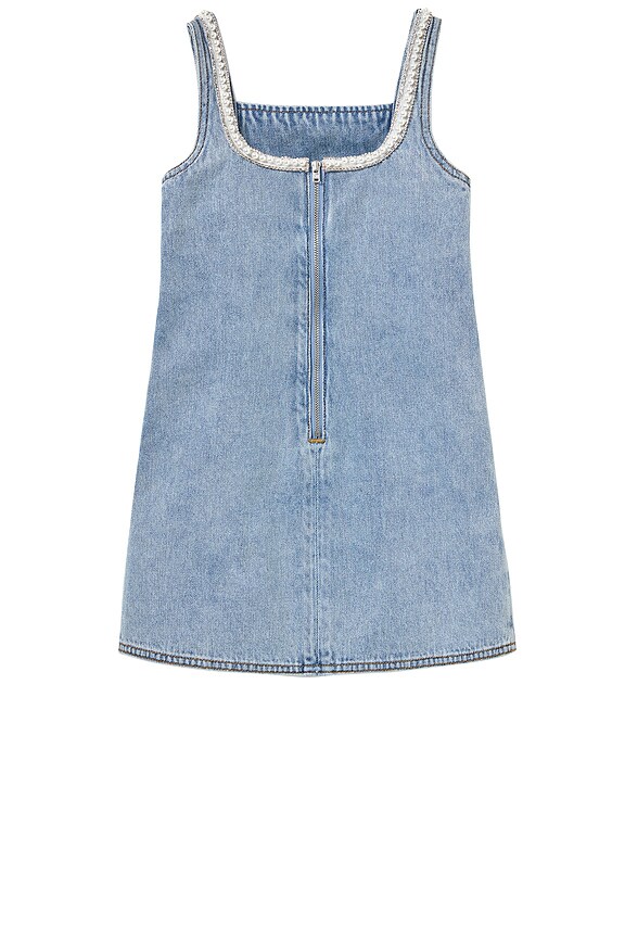 view 2 of 2 Kids Denim Dress in Light Blue
