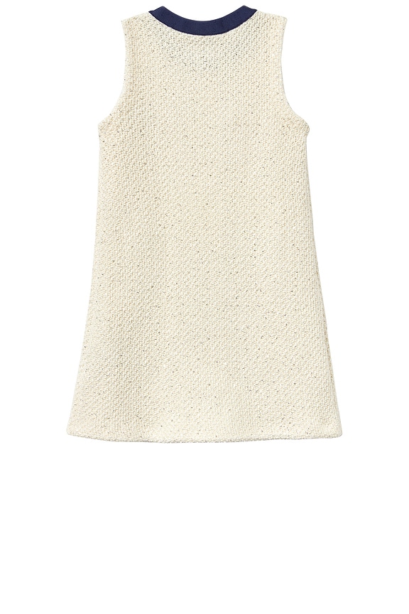 view 2 of 2 Kids Sequin Knit Dress in Cream