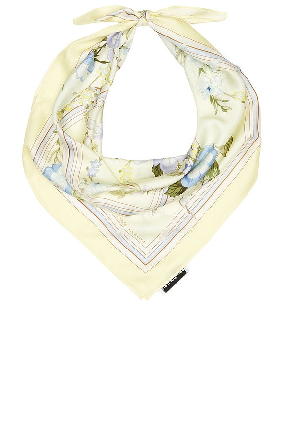 view 1 of 2 Yellow Floral Scarf in Yellow