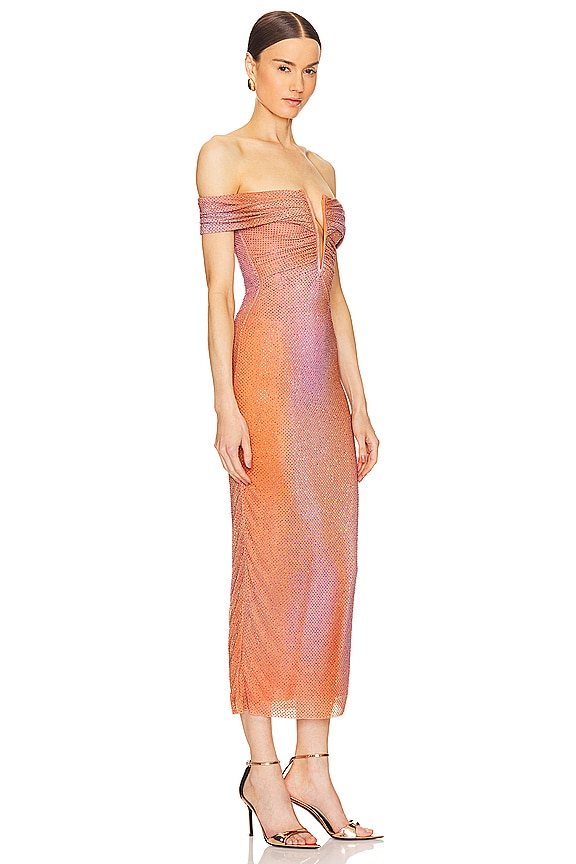 Rhinestone Midi Dress