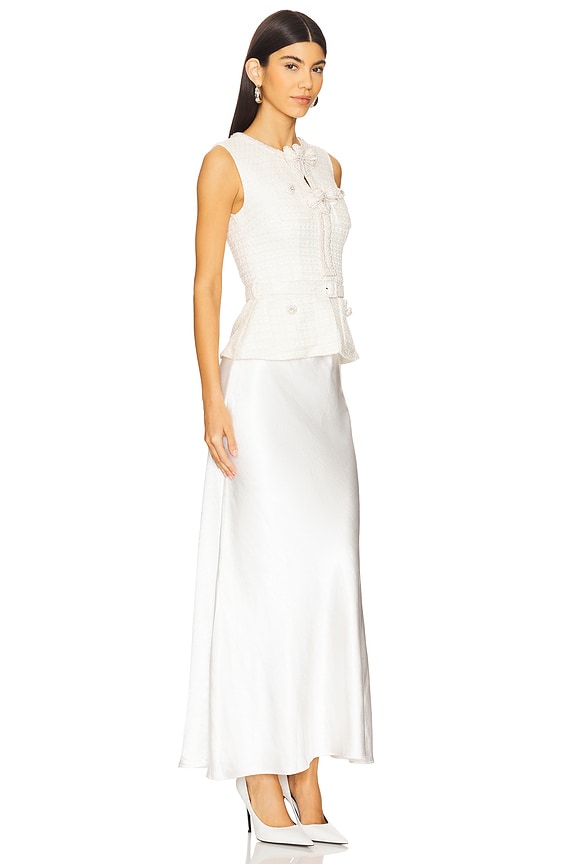 view 2 of 4 Cream Boucle Midi Dress in Cream