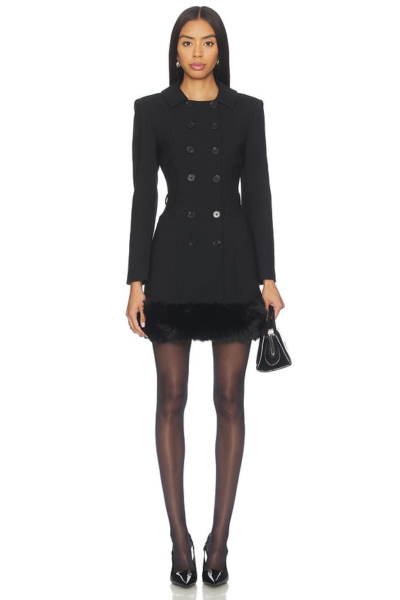 view 2 of 4 ROBE COURTE DRESS in Black