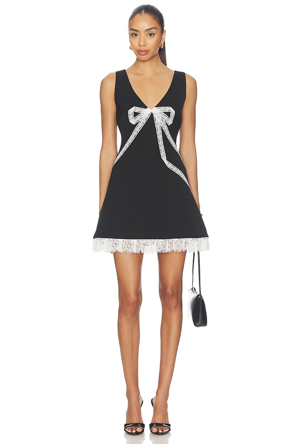 view 1 of 3 VESTIDO MINI DRESS in Black