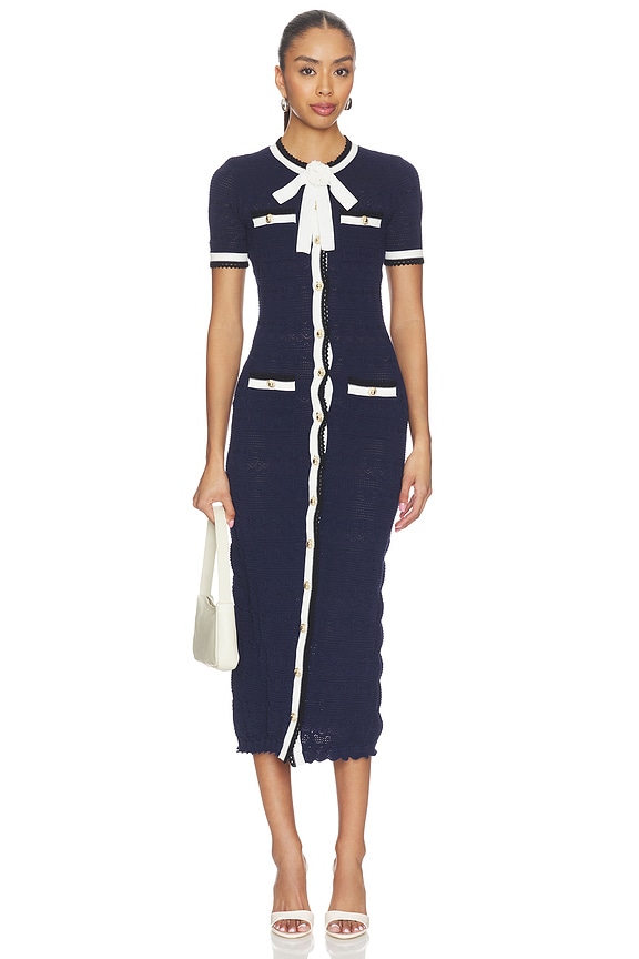 view 2 of 5 VESTIDO MIDI DRESS in Navy