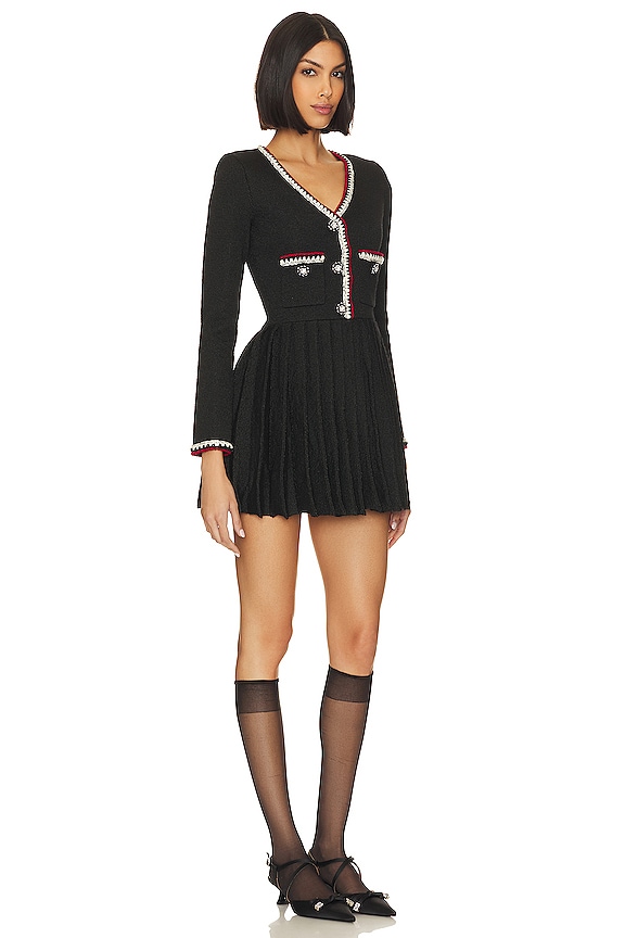 view 2 of 4 니트 미니 드레스 in Black