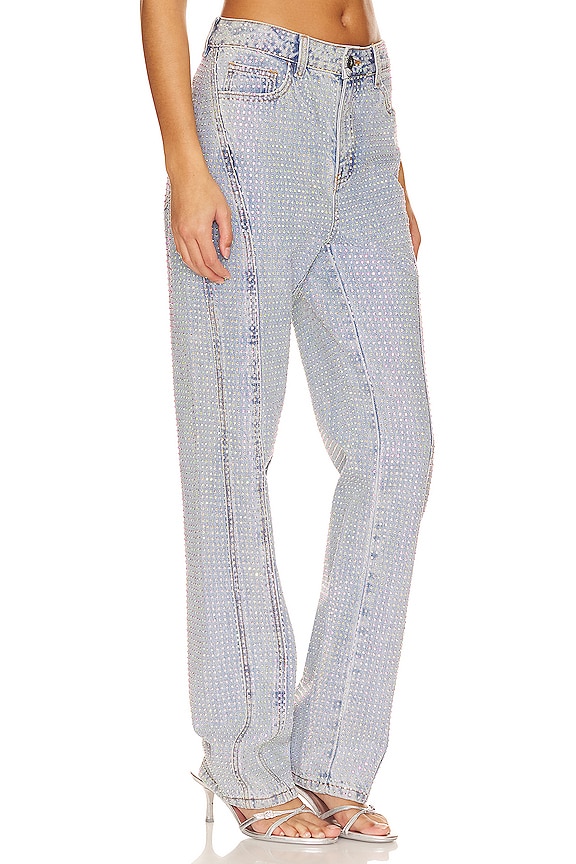 view 2 of 5 PANTALON AVEC STRASS in Blue