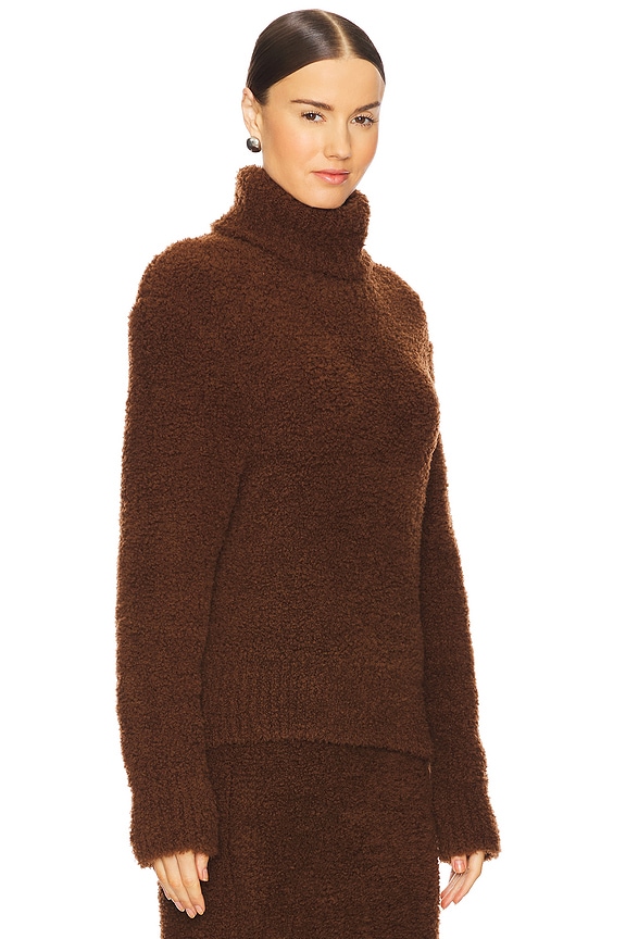 view 2 of 5 JERSEY CUELLO VUELTO in Brown