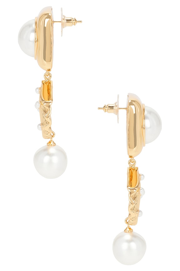 view 2 of 2 СЕРЬГИ EARRINGS in Gold