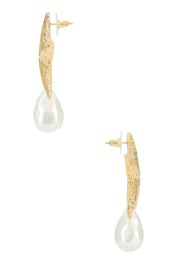 view 2 of 2 PENDIENTES EARRINGS in Gold