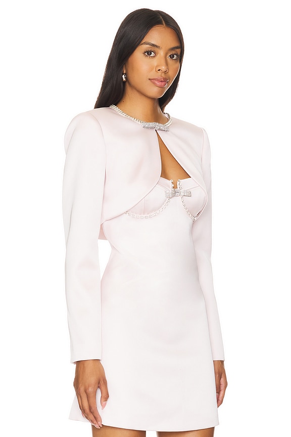 view 2 of 5 Satin Bolero Jacket in Pink