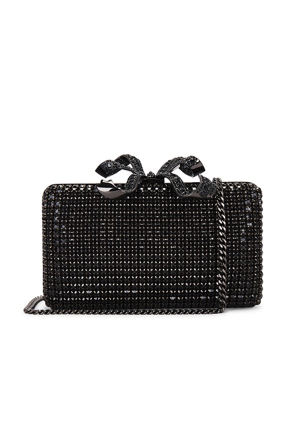 view 2 of 5 Crystal Box Clutch in Black