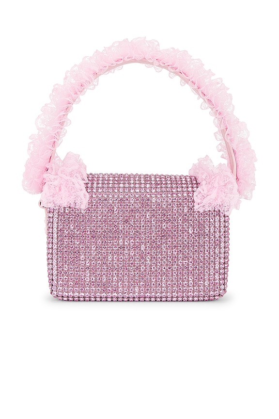 view 2 of 4 x Christopher Kane Crystal Lace Detail Bag in Pink