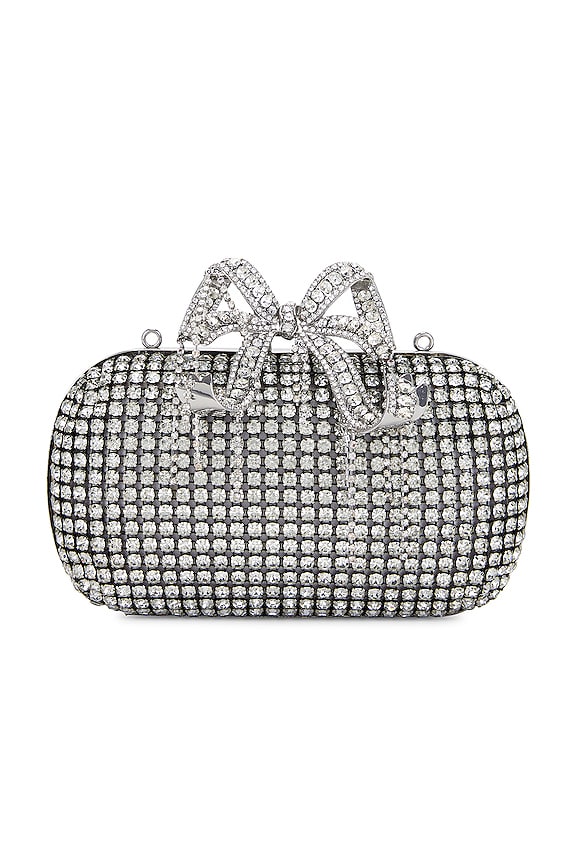 view 1 of 5 Chainmail Clutch Bag in Silver