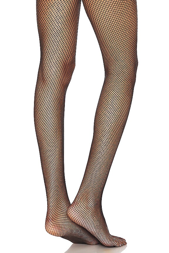 view 2 of 2 КОЛГОТКИ MICRO FISHNET in Black